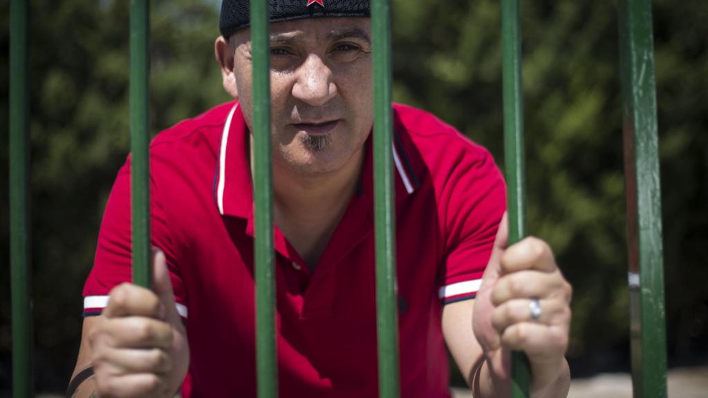Andrés Bódalo, durante un permiso penitenciario, con las esperanzas puestas en que se le conceda el tercer grado.