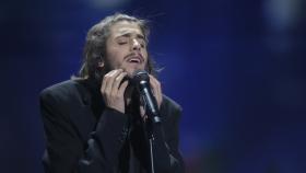 Salvador Sobral, durante su actuación en Eurovisión 2017.