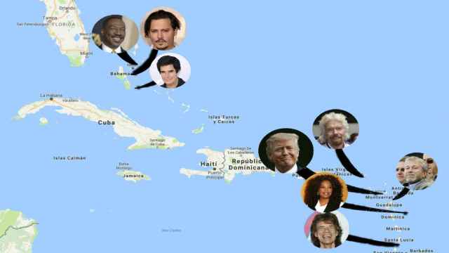 Las casas de los famosos en El Caribe corren peligro por el huracán Irma
