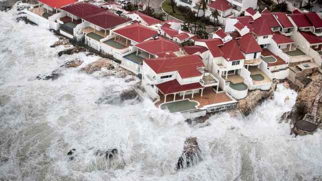 La costa de la isla de Saint Martin ha resultado afectada