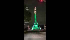 Así se movió el ángel de la Independencia durante el terremoto en Ciudad de México