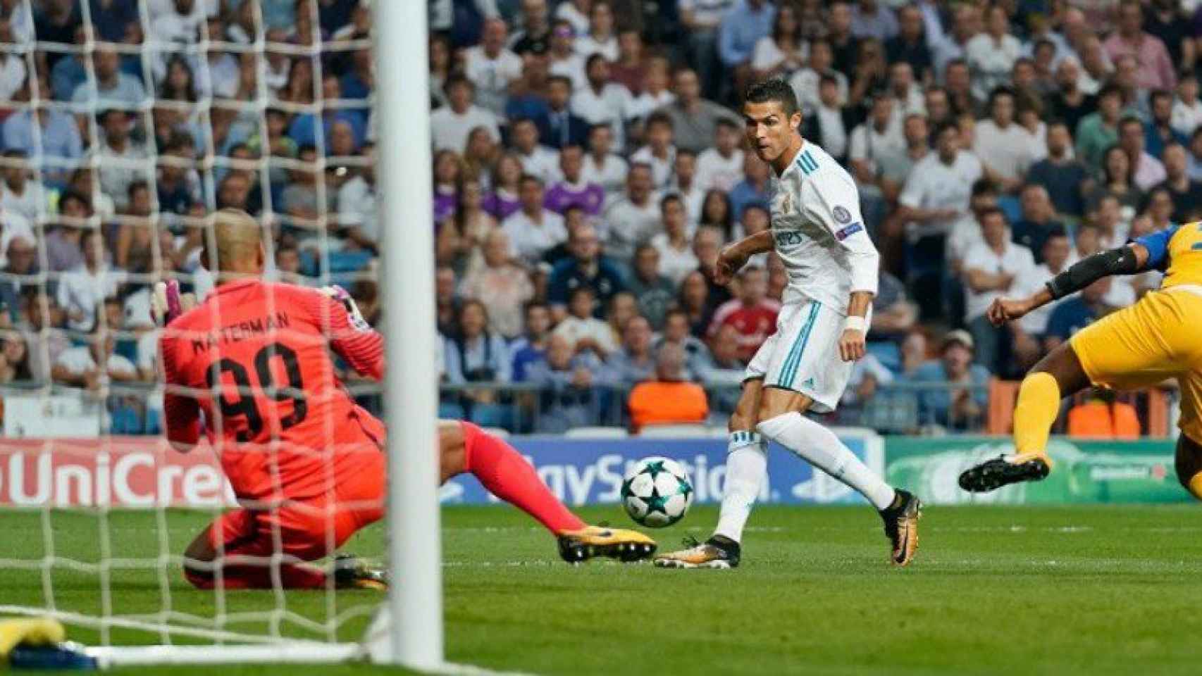 Cristiano abre el marcador del Madrid