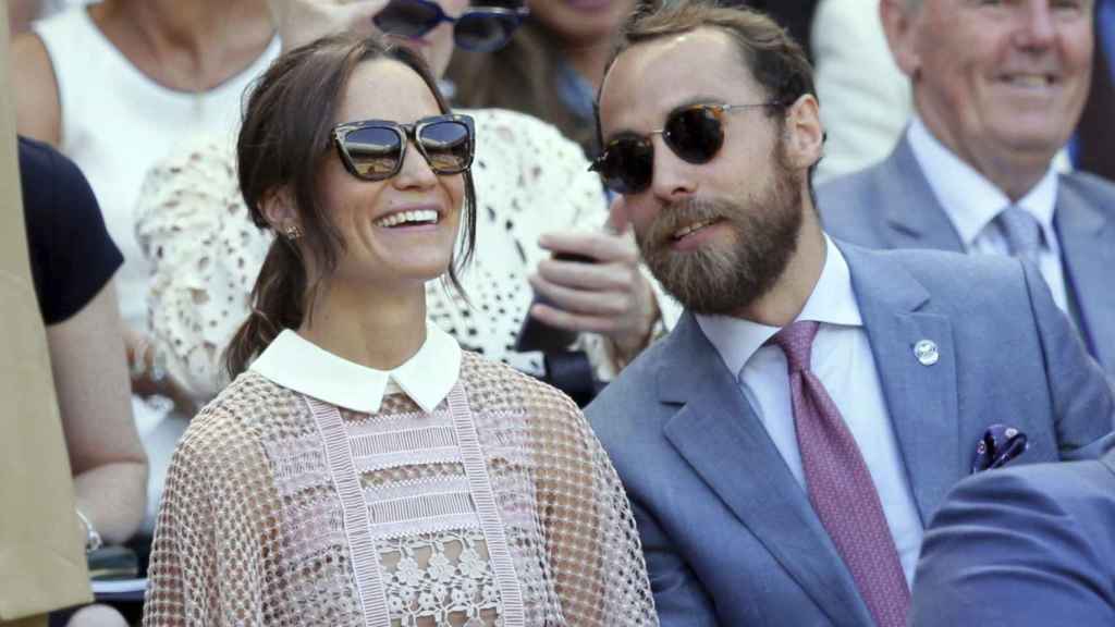 James y Pippa Middleton disfrutando de una jornada en Wimbledon