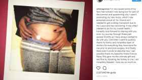 Selena Gómez anuncia en Instagram que ha recibido un trasplante de riñón.
