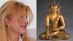 Image: La baronesa Thyssen vende por 2,69 millones de euros una escultura de Buda del siglo XIV