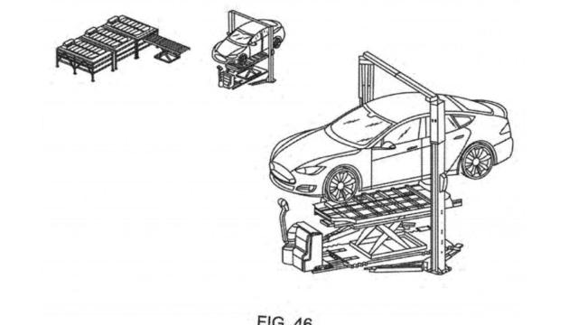 tesla patente baterias recambio destacada