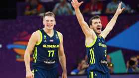 Luka Doncic y Goran Dragic, alumno y maestro en el Eurobasket.