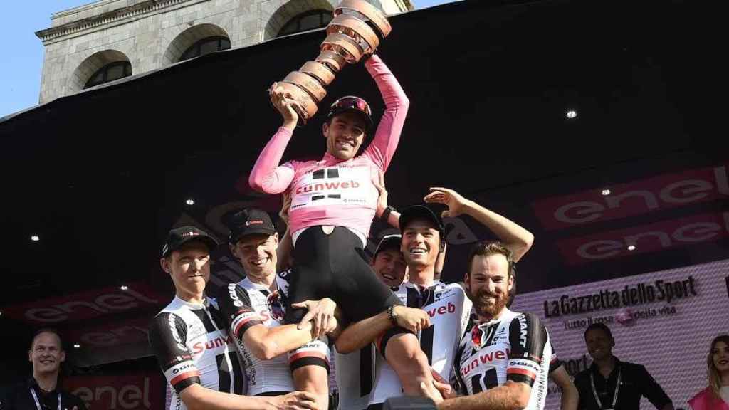 Dumoulin, ganador de la edición 2017 del Giro de Italia