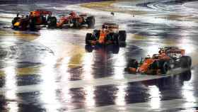 McLaren durante la carrera.