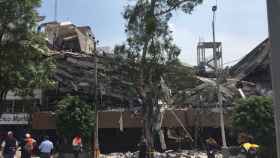 Edificio colapsado en México DF