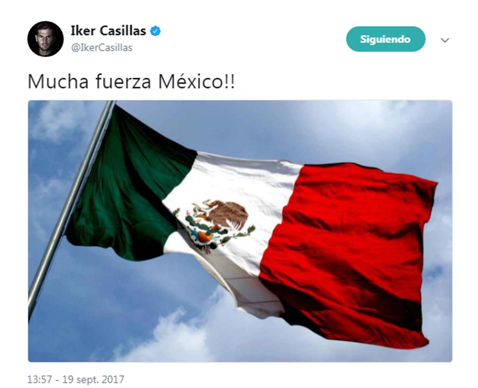 El mundo del deporte se vuelca con las víctimas del terremoto de México
