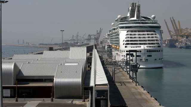 Imagen de archivo del puerto de Barcelona.