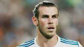 Gareth Bale en el partido contra el Levante