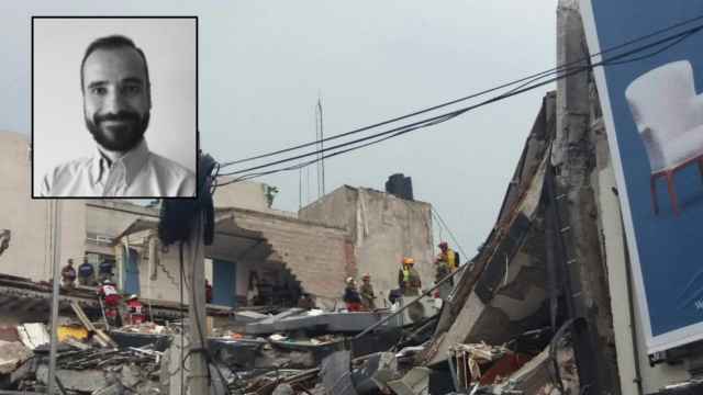 Javier Gómez Varo se encontraba trabajando en el 286 de la avenida Álvaro Obregón cuando el edificio se derrumbó.