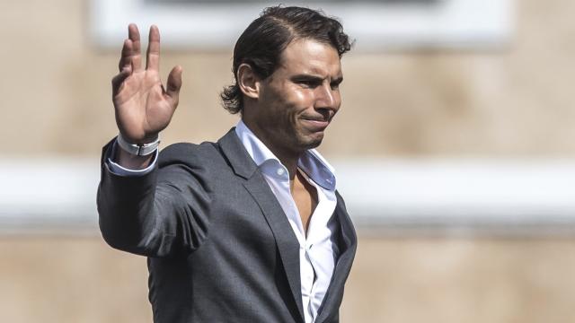 Nadal, durante la presentación de la Laver Cup en Praga.