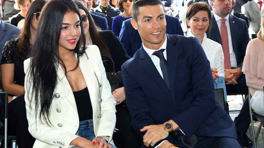 Georgina Rodríguez y Cristiano Ronaldo.