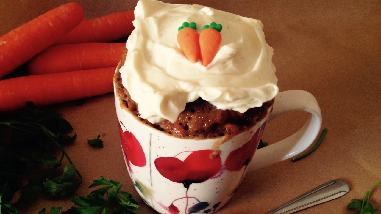 carrot mug cake 0
