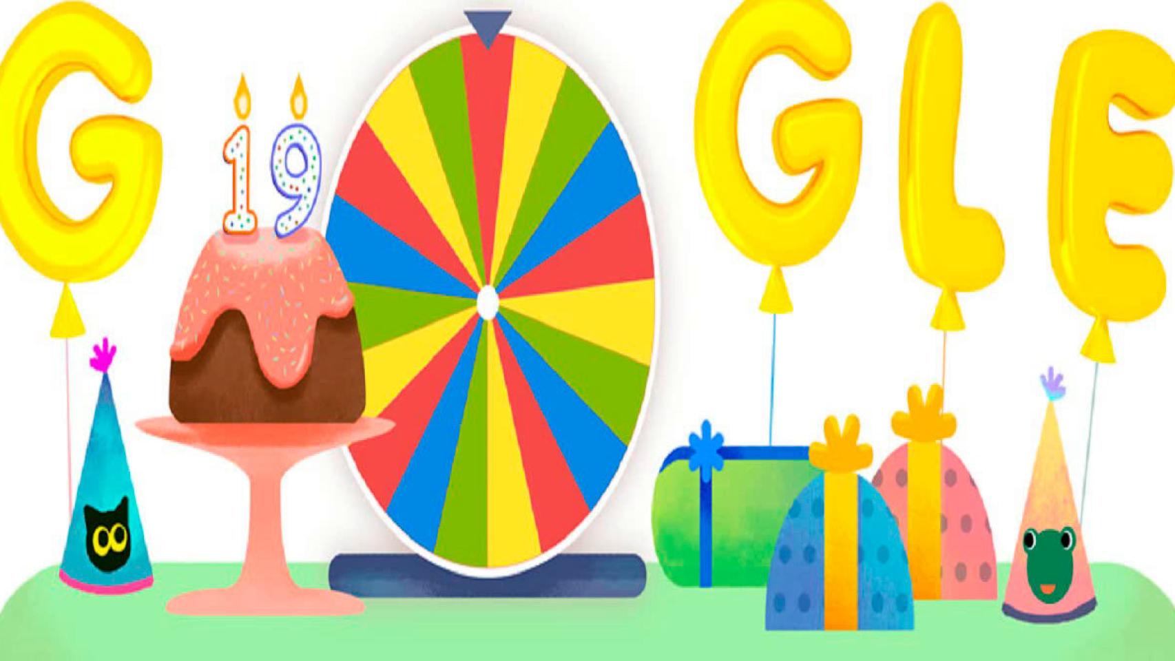 Todos los juegos de Google por su 19º aniversario ¡gira la ruleta!