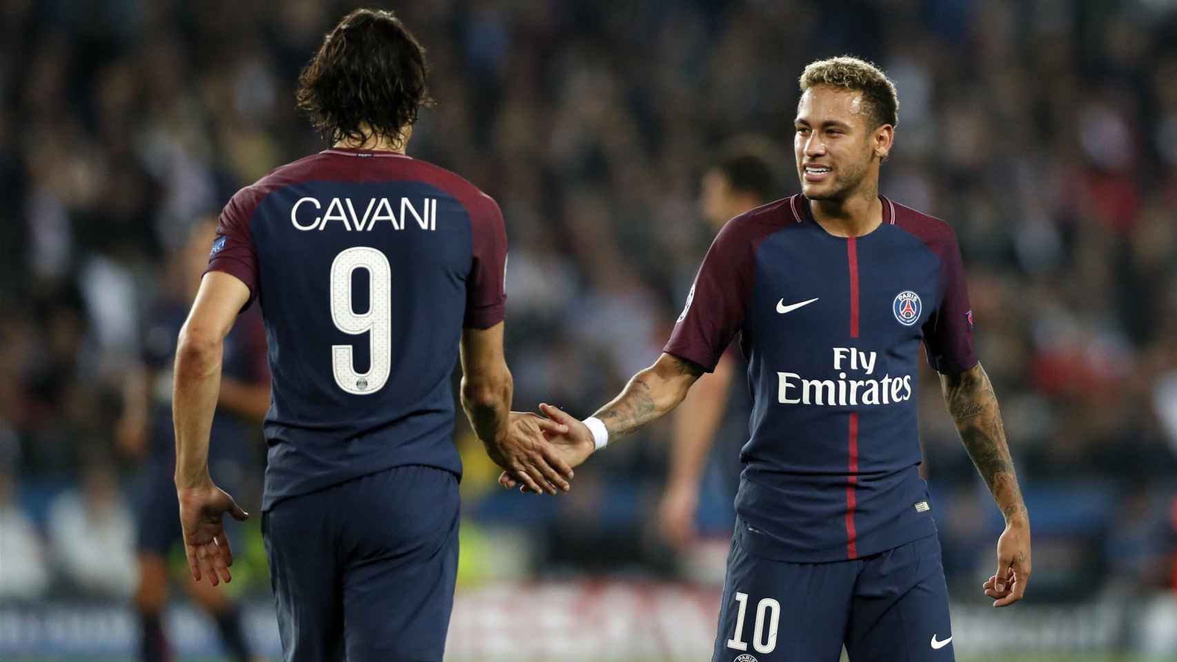 Cavani y Neymar