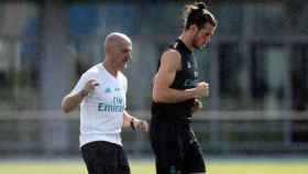 Gareth Bale entrena con Pintus