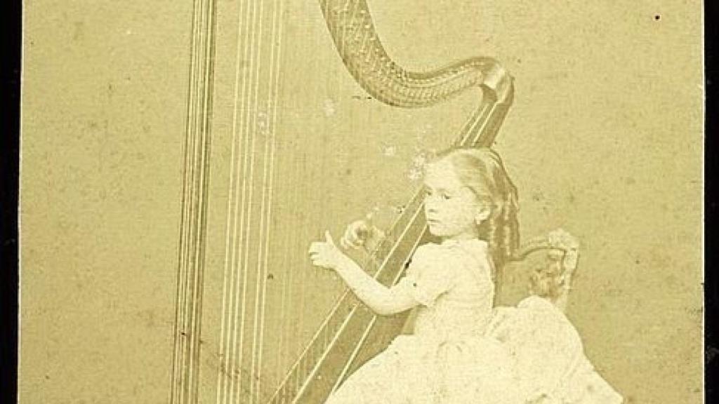 Clotilde Cerdà, a los seis años