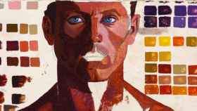 'Retrato de hombre con escala de colores' (detalle)