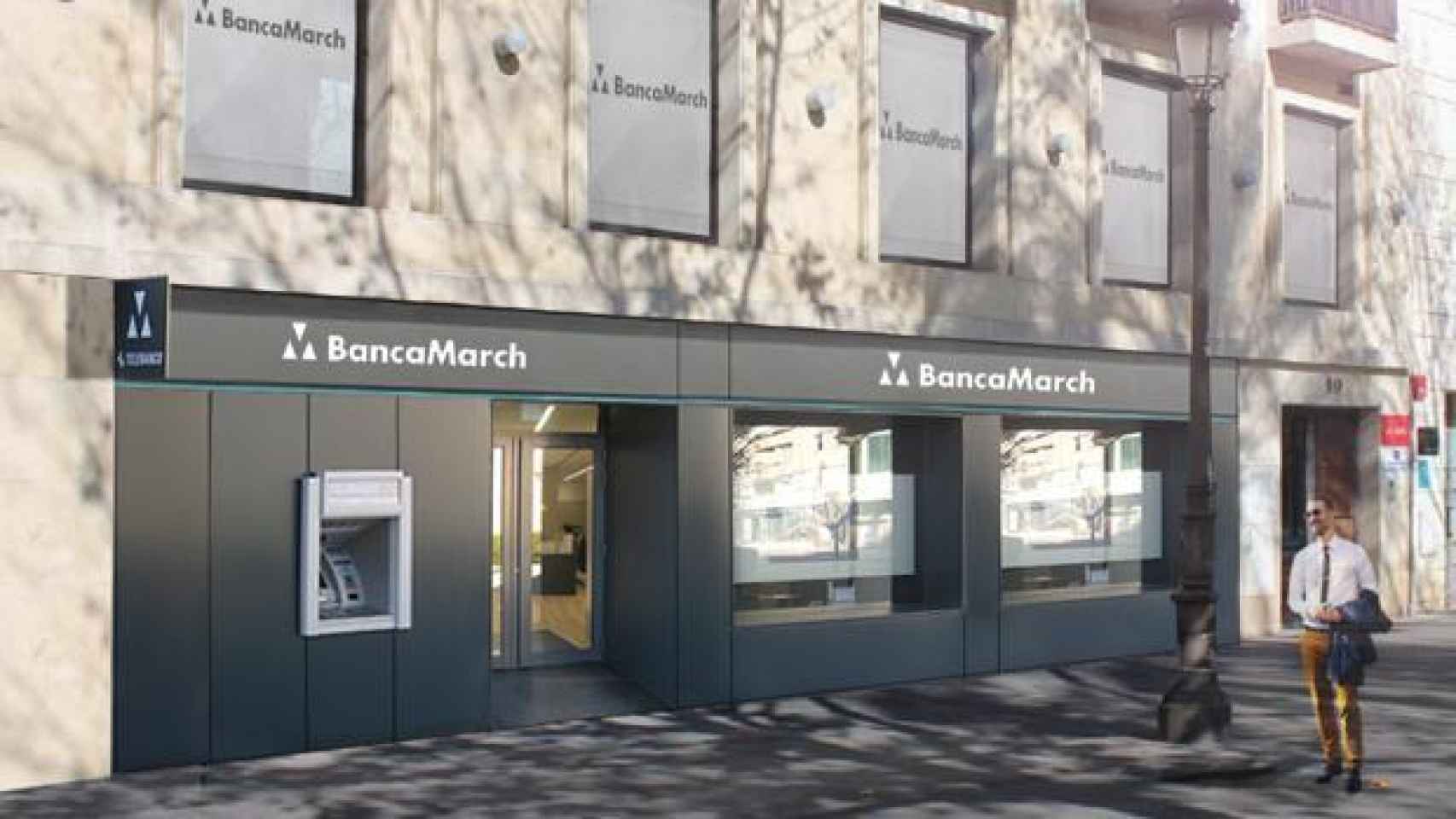 Una oficina de BancaMarch.