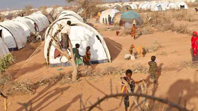 Campamento de refugiados en Dadaab.