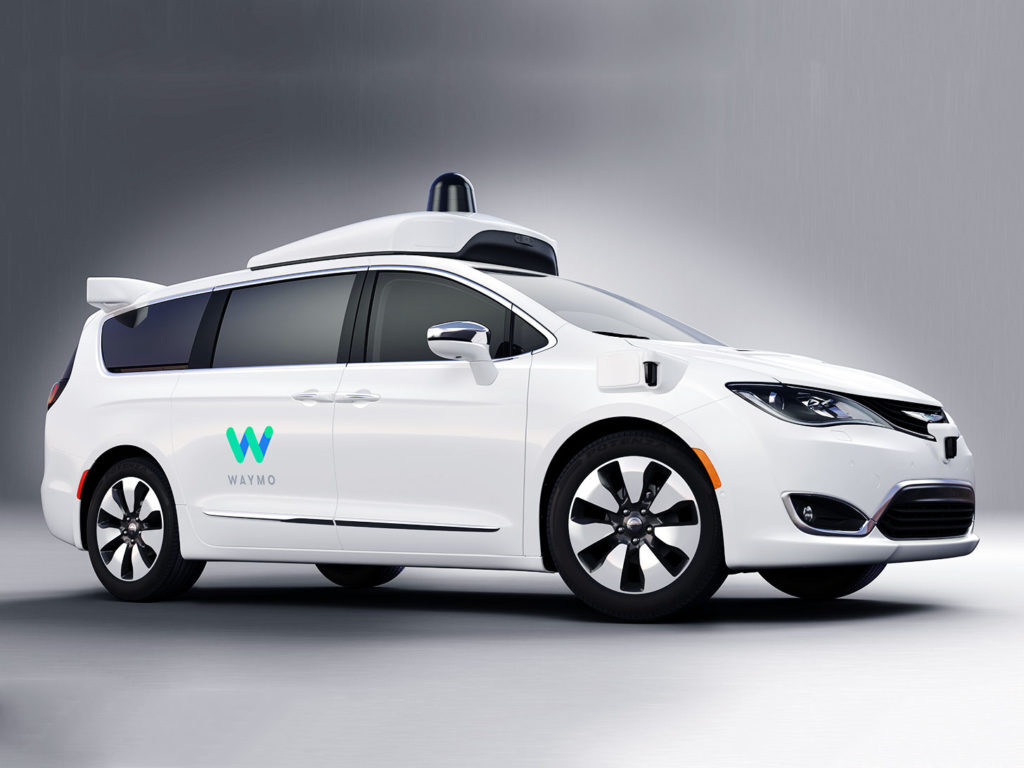Chrysler Pacifica Hybrid google waymo coche autonomo