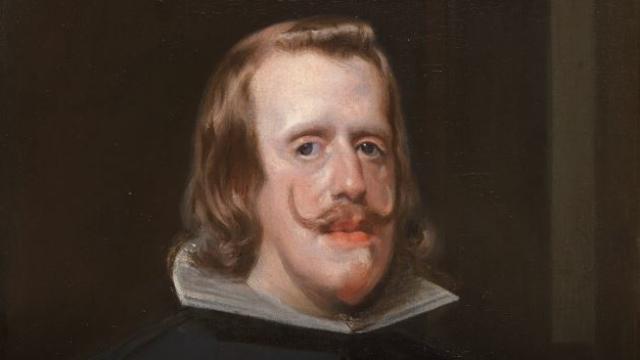 Felipe IV retratado por Velázquez.