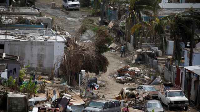 Viviendas arrasadas en Canovanas, Puerto Rico