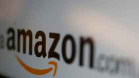 El logo del gigante del comercio electrónico Amazon