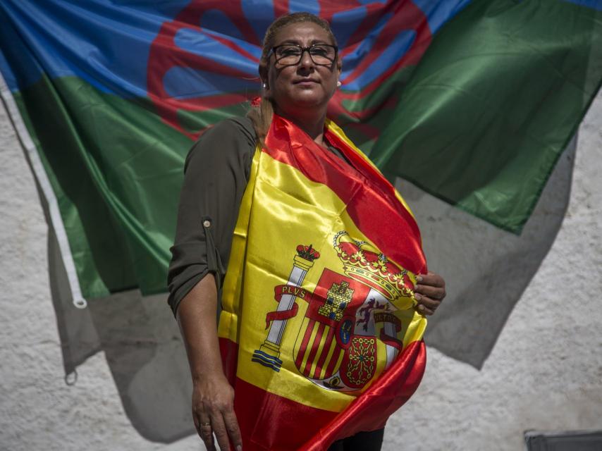 Pepi Torres, presidenta de la Federación gitana de Almería.