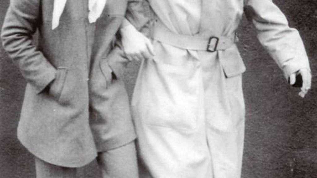 Carmen con Jaime Rivera.