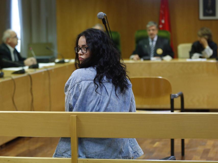 Rosa, este martes en el banquillo de la Audiencia Provincial de Madrid.