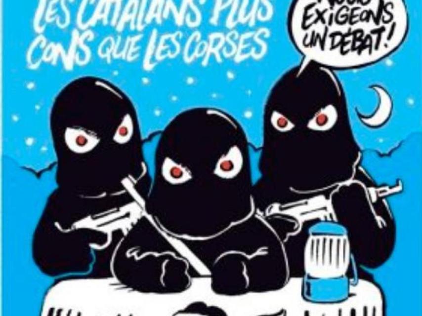 Más tontos que los Corsos: 'Charlie Hebdo' se ríe del independentismo catalán