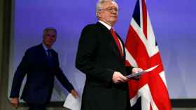 Los negociadores del 'brexit', Michel Barnier y David Davis