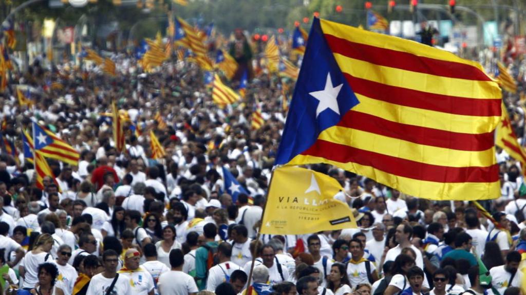 Diada del año 2015, organizada por Omnium y la ANC.