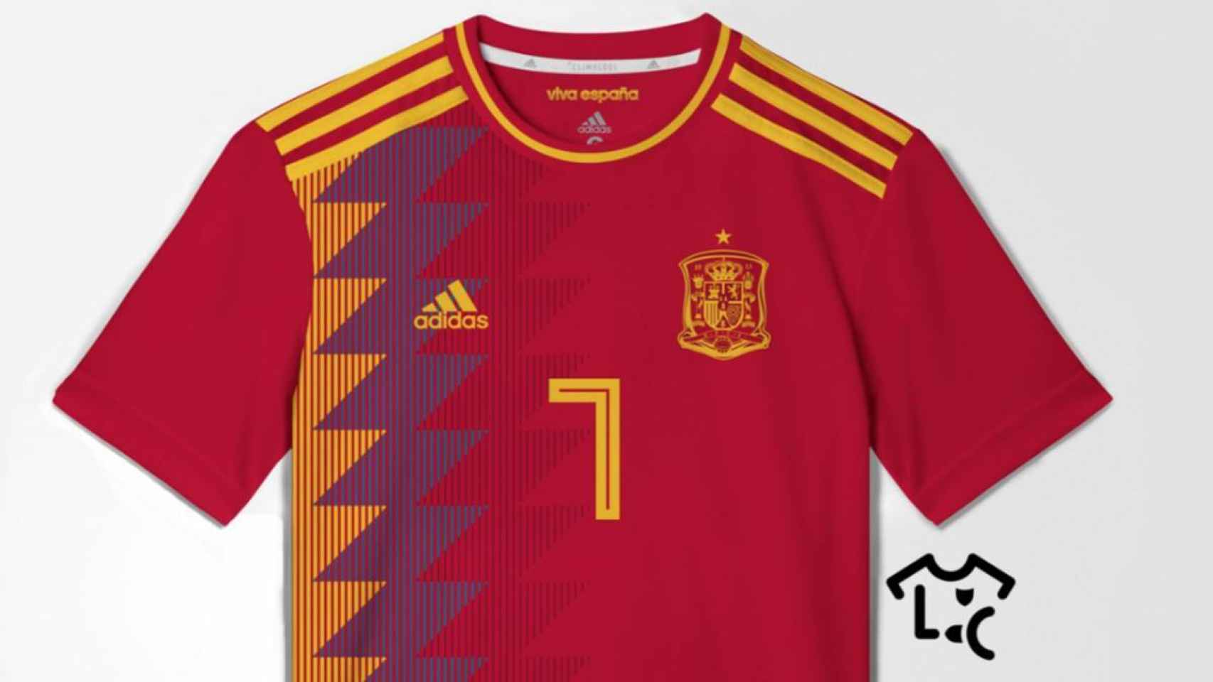 Sabueso práctico combinación Se filtra la posible camiseta de España para el Mundial de 2018… y es así  de fea