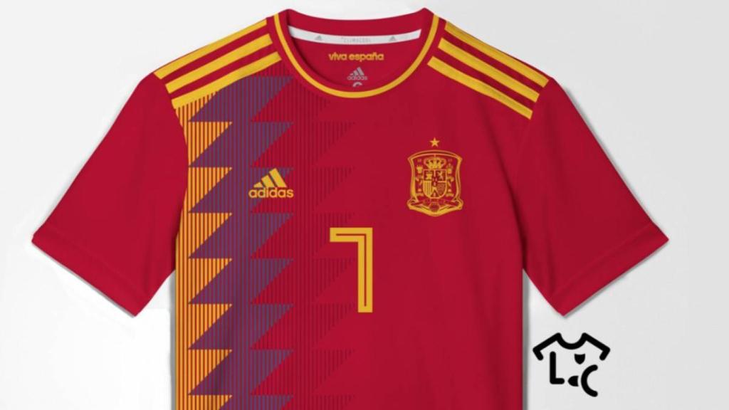 Se filtra la posible camiseta de España para el Mundial de 2018… y así de fea