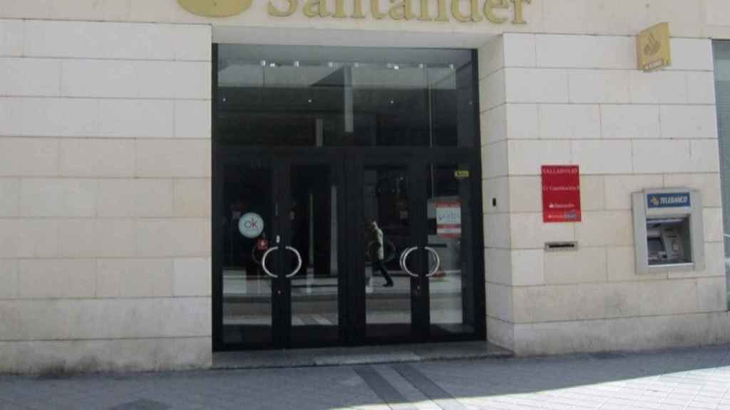 Oficina del Santander en Valladolid.