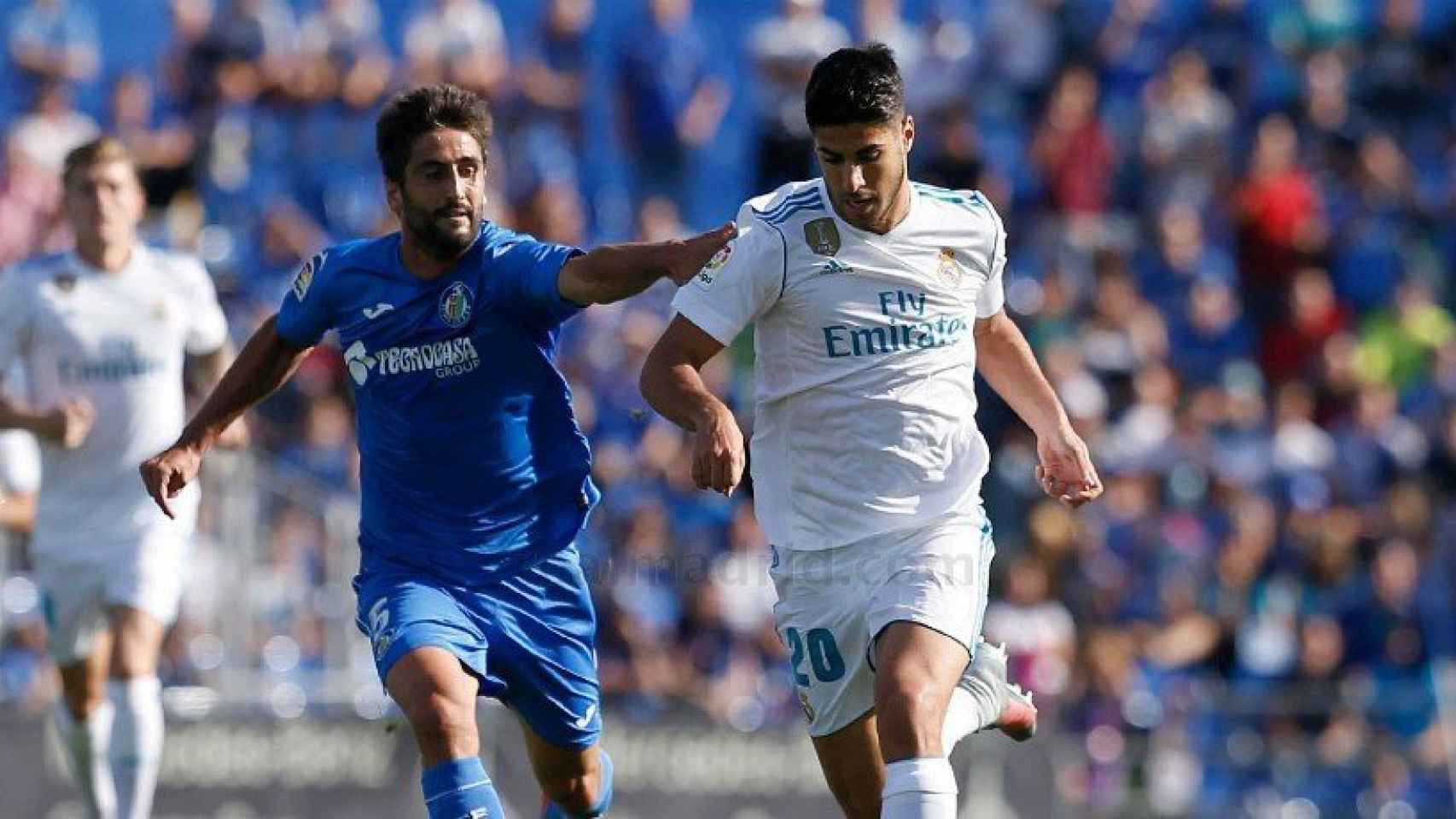 Bergara y Asensio, en el Getafe - Real Madrid
