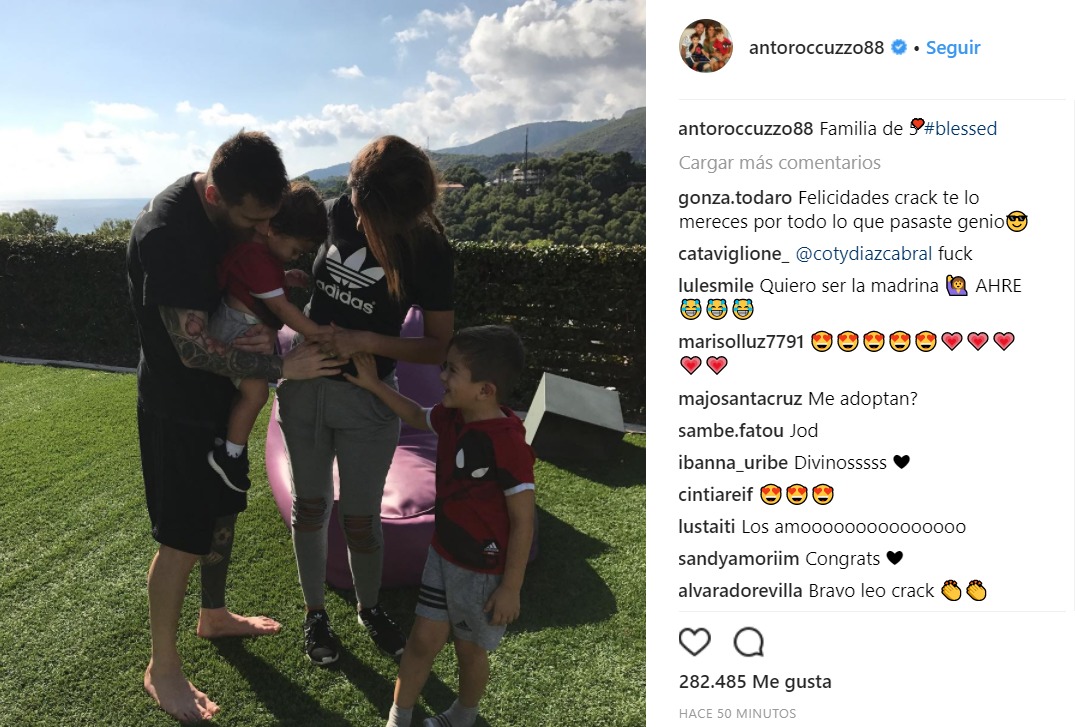 Messi y Antonella confirman que tendrán su tercer hijo