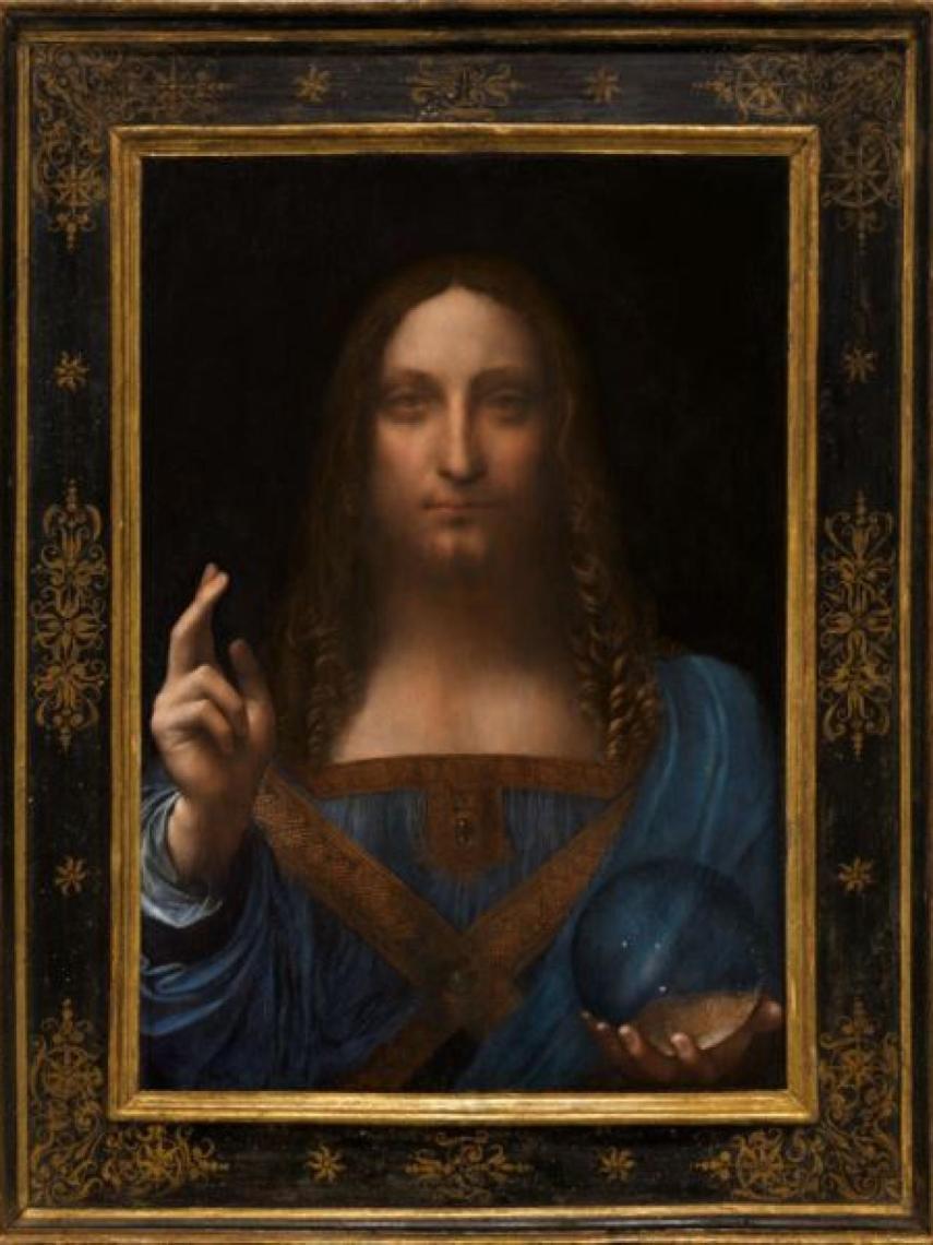 El Salvator Mundi de Leonardo da Vinci.