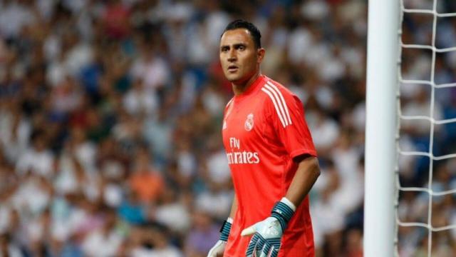 Keylor, en la portería del Madrid