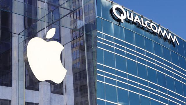 Apple y Qualcomm.