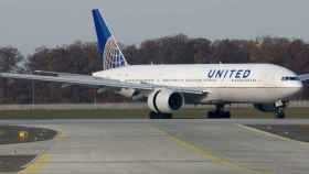 La aeronave de United Airlines.