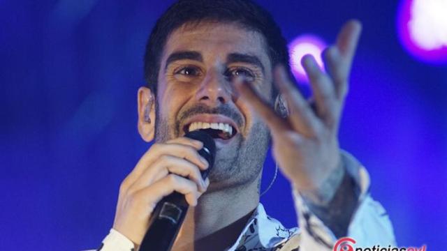 Melendi en un concierto en Guijuelo (Salamanca)