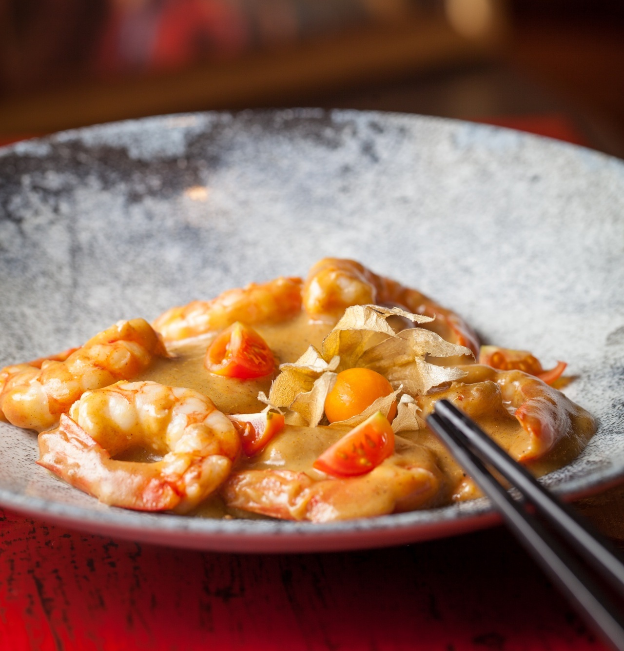 Langostinos al curry (2)