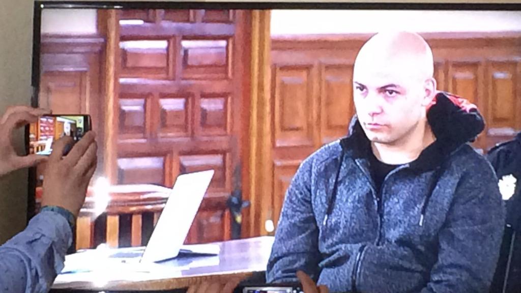 Sergio Morate durante el juicio en la Audiencia de Cuenca.
